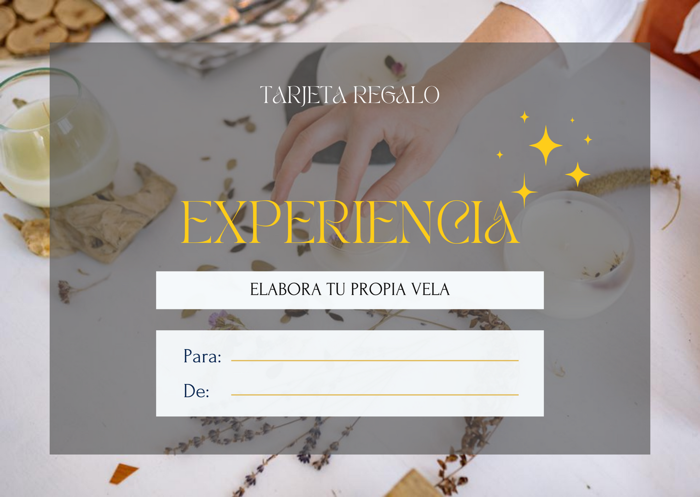 TARJETA REGALO EXPERIENCIA